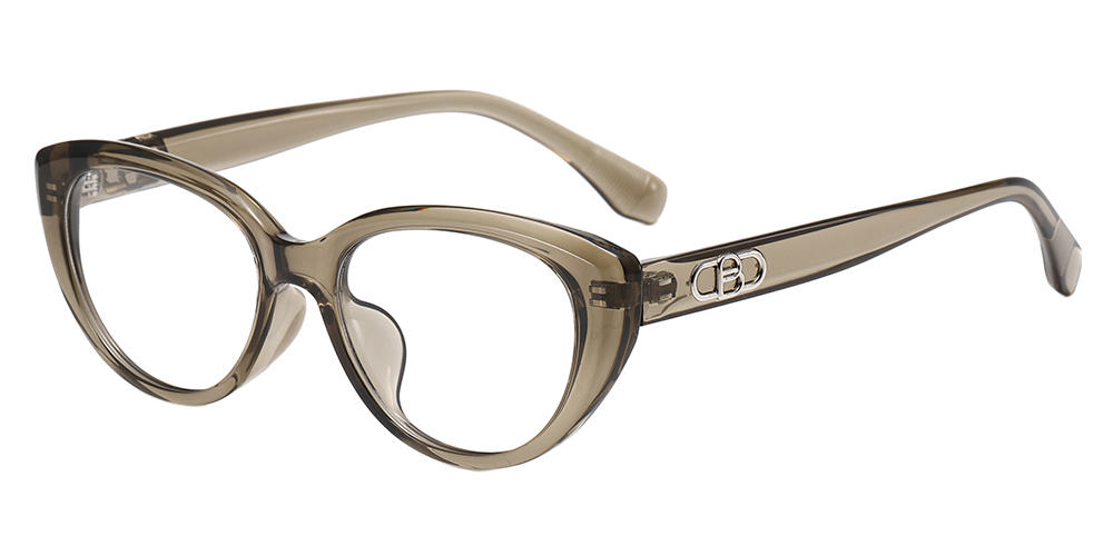 Indio Cat Eye Prescription Glasses - Spring Hinge Eyeglasses - Super Light TR90 Frame