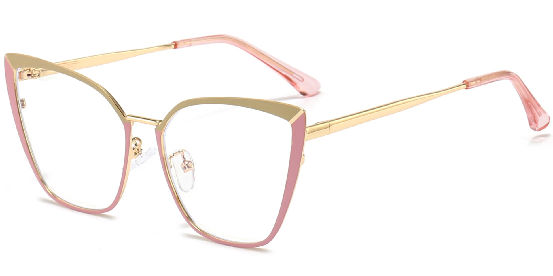 Catalina Cat Eye Prescription Eyeglasses Pink - - Women Spring Hinge Glasses