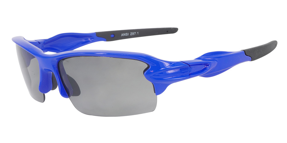 Matrix S713 Prescription Safety Sports Sunglasses Blue - Running, Cycling or Baseball Glasses