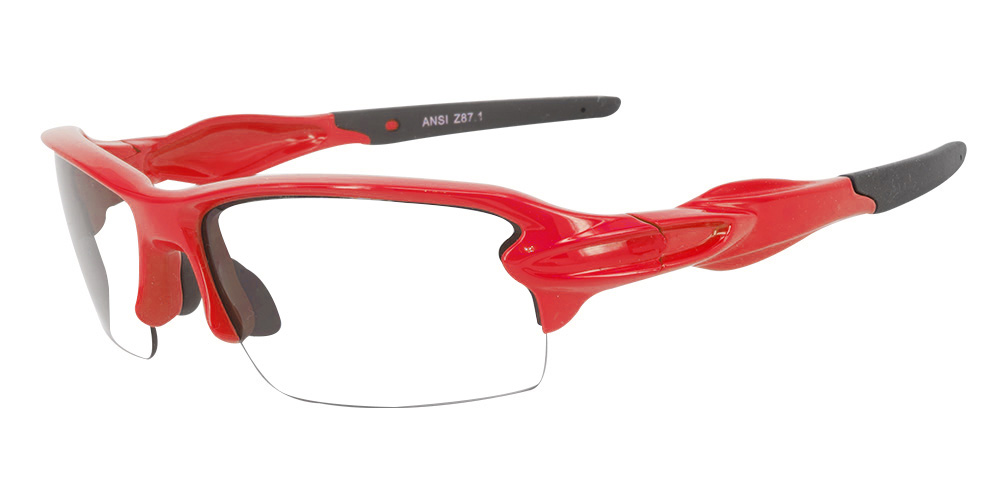 Matrix S713 Red Prescription Safety Glasses ANSI Z87.1 - Industrial, Construction or Tactical
