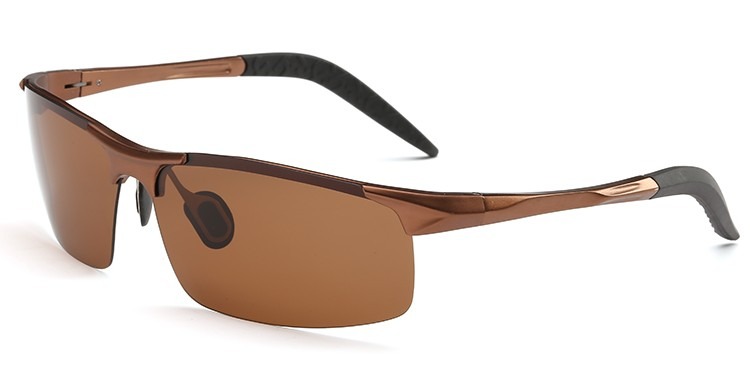 Roxboro Prescription Safety & Sports Glasses Brown - Super Light Aluminum Eyewear