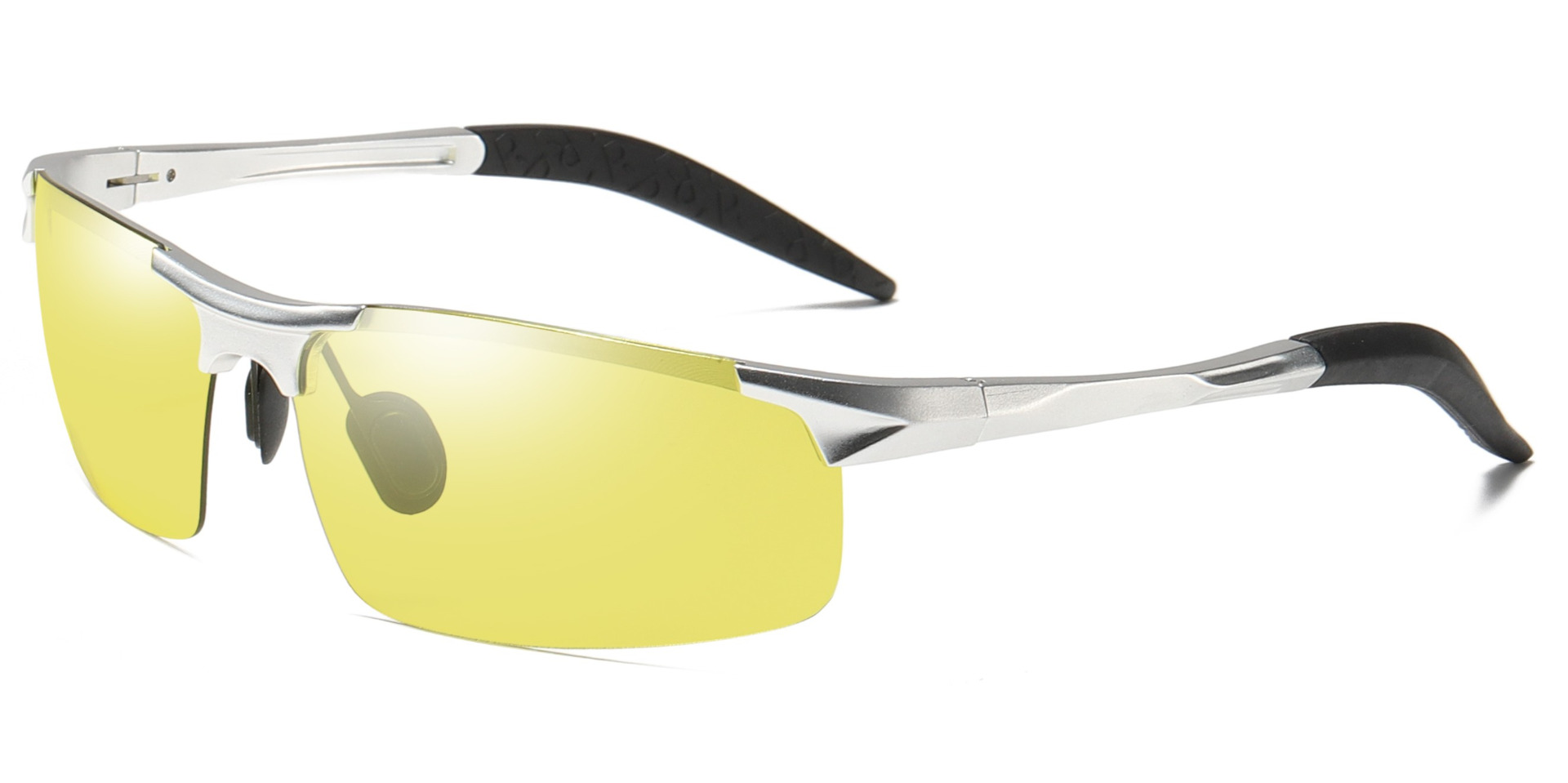 Roxboro Prescription Sports Glasses Silver - Cycling, Fishing, Jogging and Baseball Sunglasses - Super Light Aluminum Eyeglasses