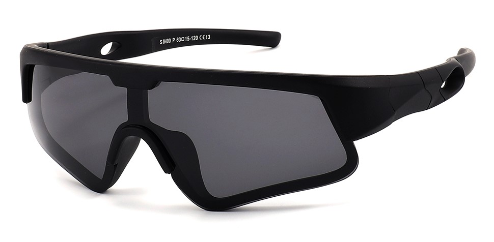 Liam Black Small Prescription Sports Glasses For Kids and Adult - Bendable Impact Resistant - Youth Soccer, Football, Basketball, Baseball Eyewear