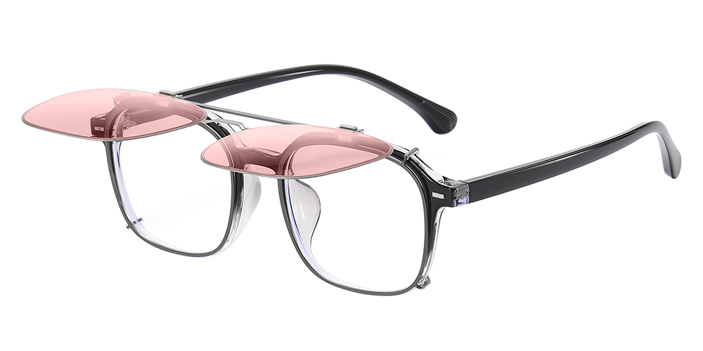 Norco Prescription Eyeglasses - Polarized Clip On Sunglasses - Dual Detachable and Flip Up Design for Indoor Outdoor Use