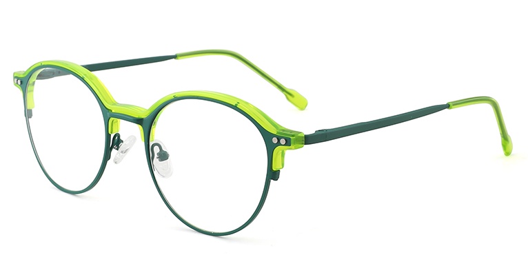 Fatoumata Prescription Eyeglasses Green