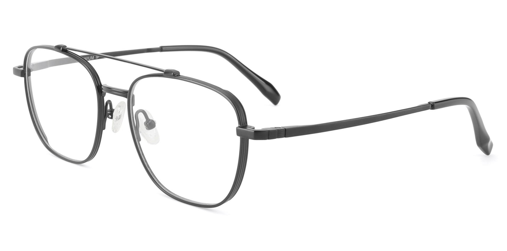 Garland Pure Titanium Prescription Eyeglasses Black - Spring Hinge Glasses