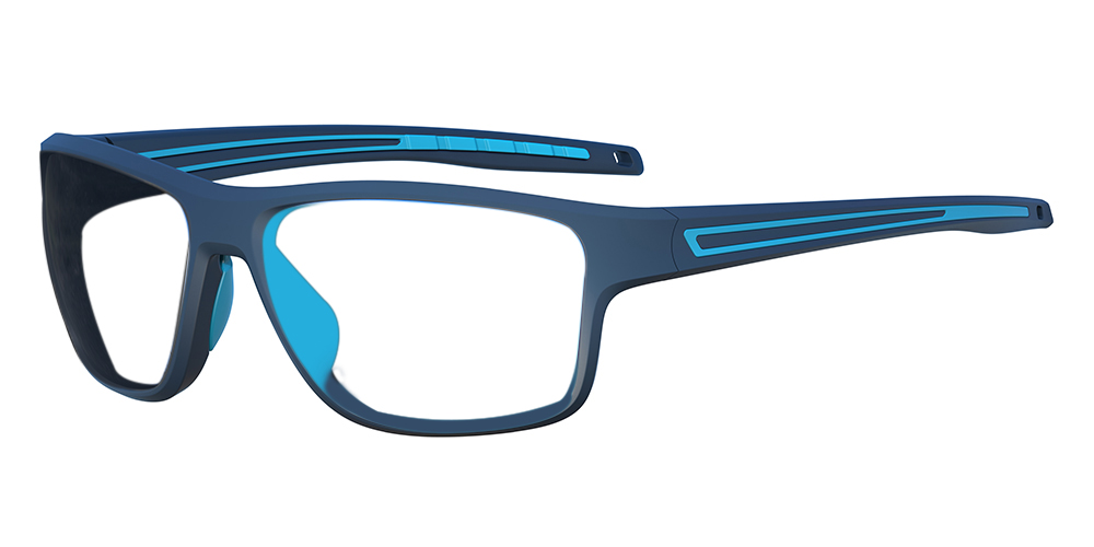 Matrix Chinook Prescription Safety Glasses Blue - ANSI Z87.1 Certified - Industrial, Construction and Tactical Glasses