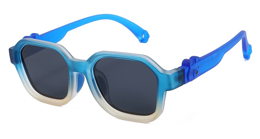 Sophia Blue RX Sunglasses For Youth - Kids Friendly Impact Resistant - Boys and Girls Prescription Eyeglasses