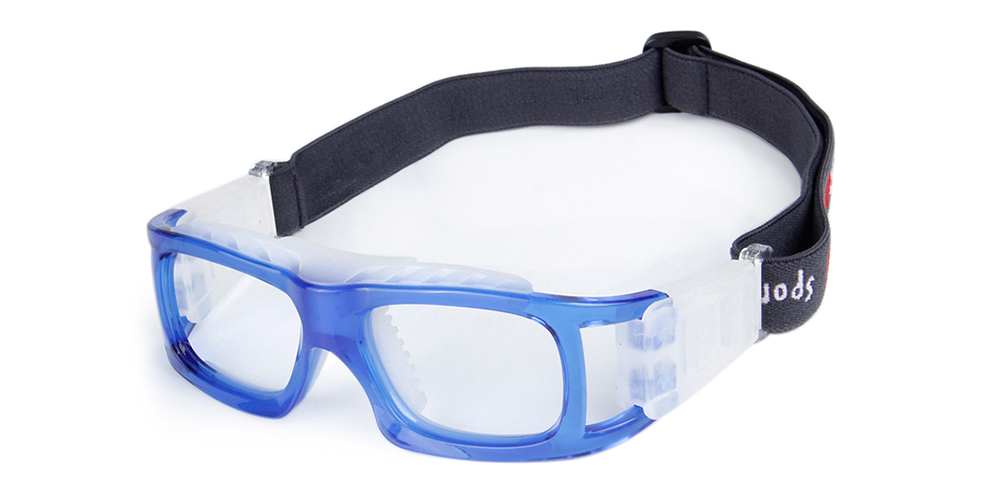 Creston Prescription Sports Goggles Blue -- Baseball, Soccer, Basketball and Football Glasses