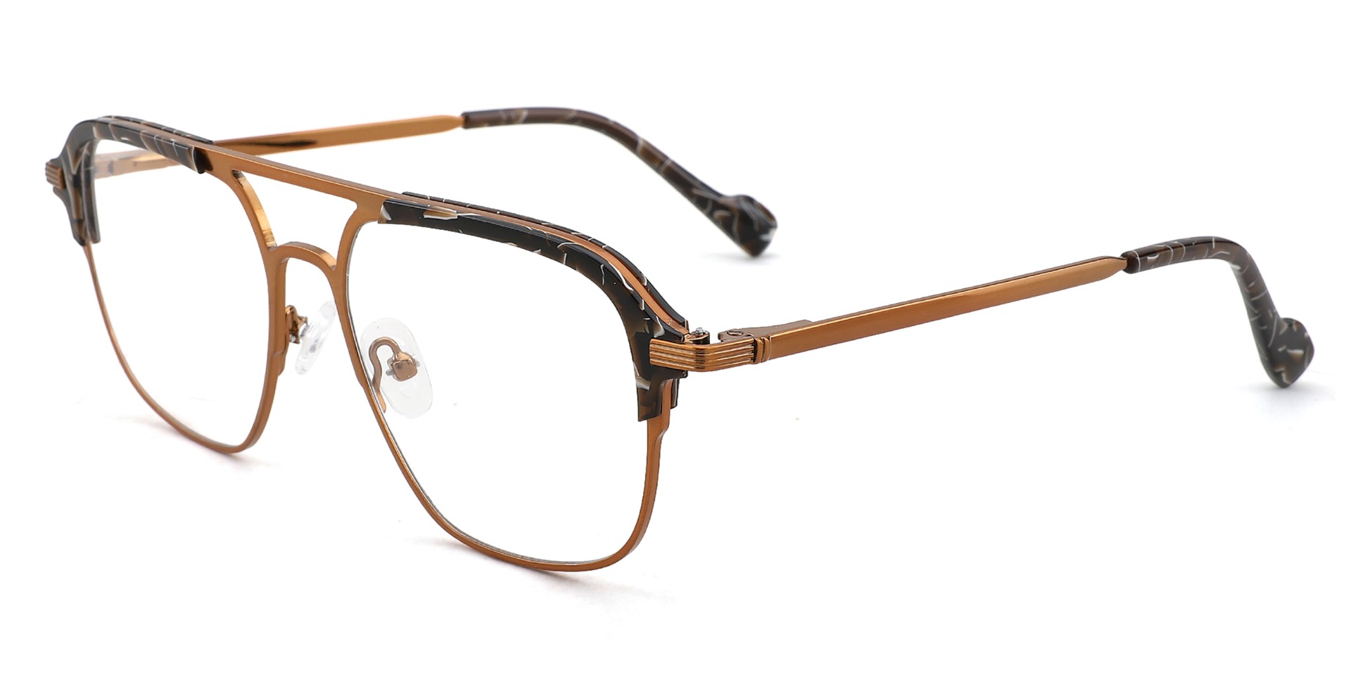 Stamford Prescription Glasses Brown - Spring Hinge Eyeglasses