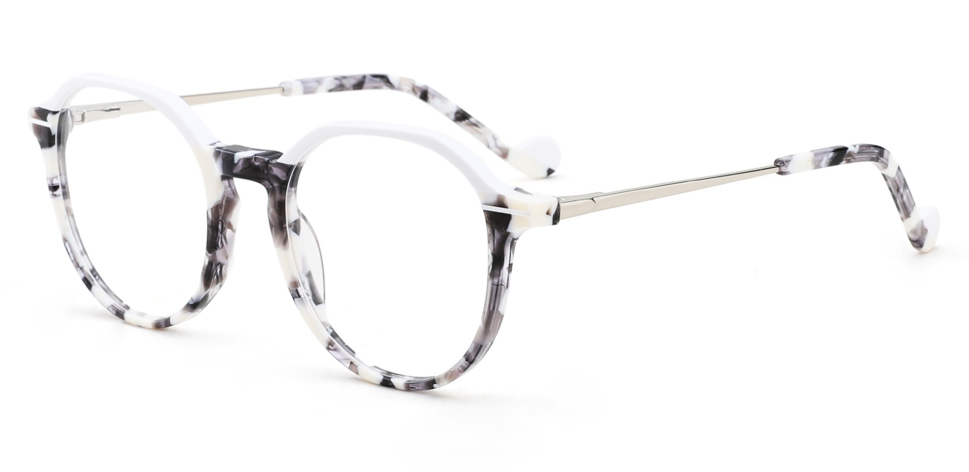 Mcallen Prescription Glasses Grey Demi - Spring Hinge Eyeglasses