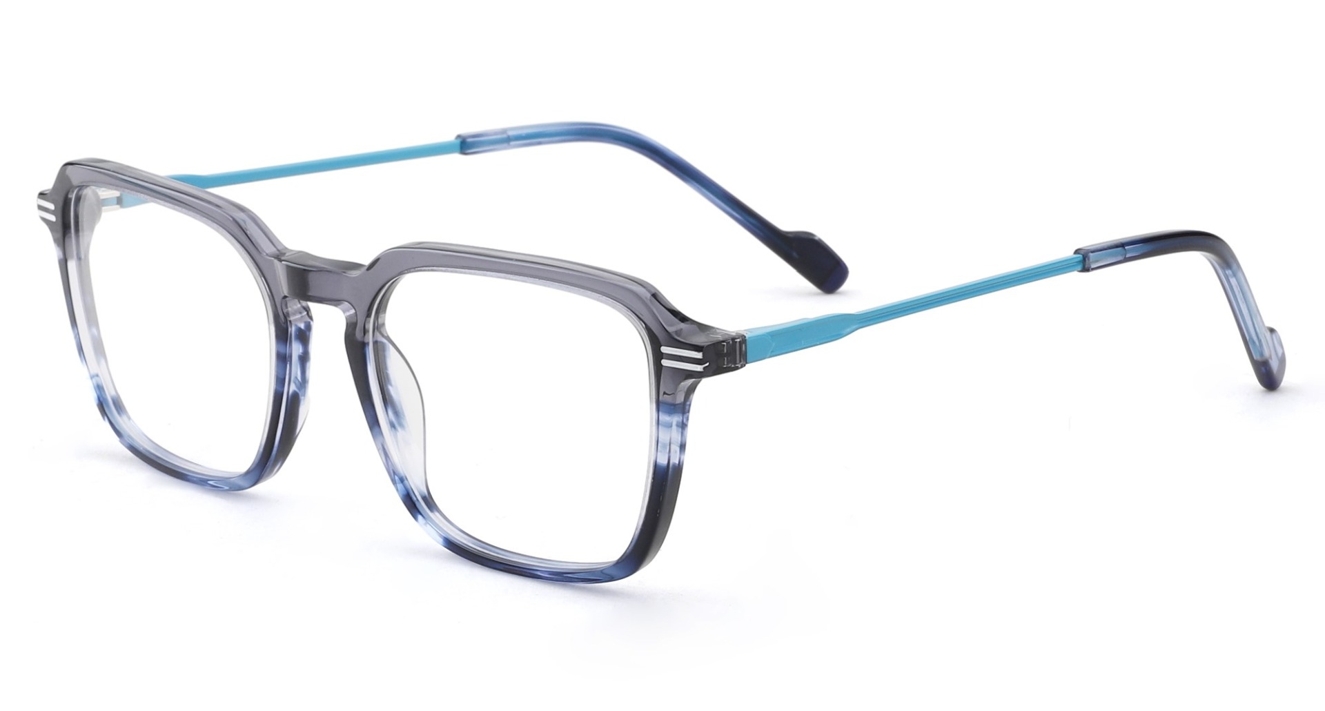 Bellevue Prescription Glasses Grey - Spring Hinge