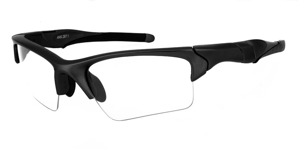 Elmira Prescription Safety Glasses Black - ANSI Z87.1 Certified