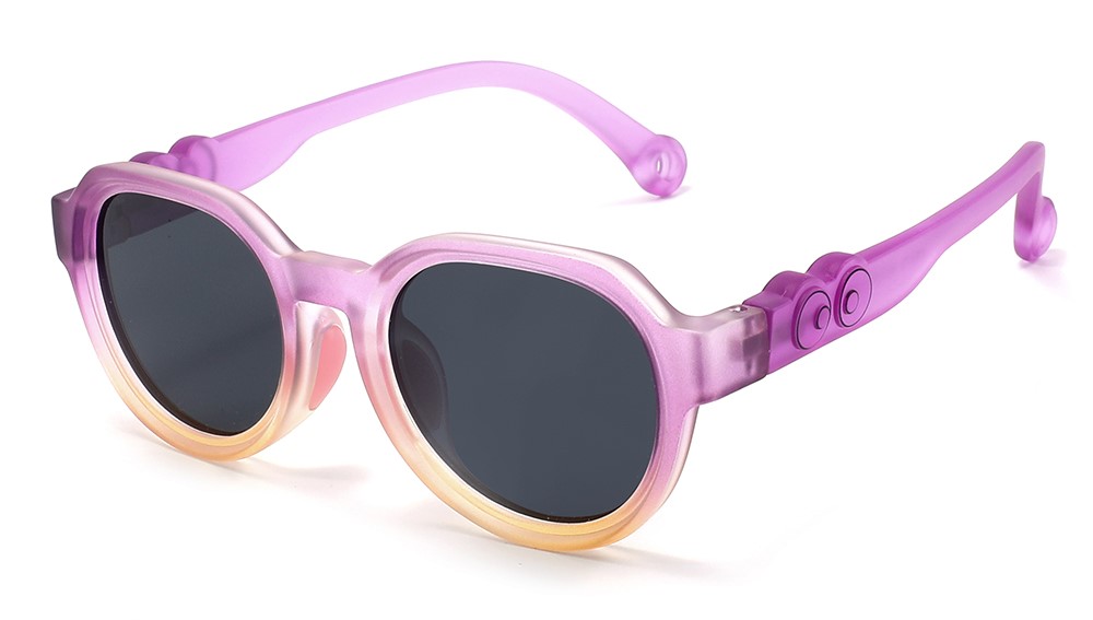 Elijah Purple RX Sunglasses For Youth - Kids Friendly Impact Resistant - Boys and Girls Prescription Eyeglasses