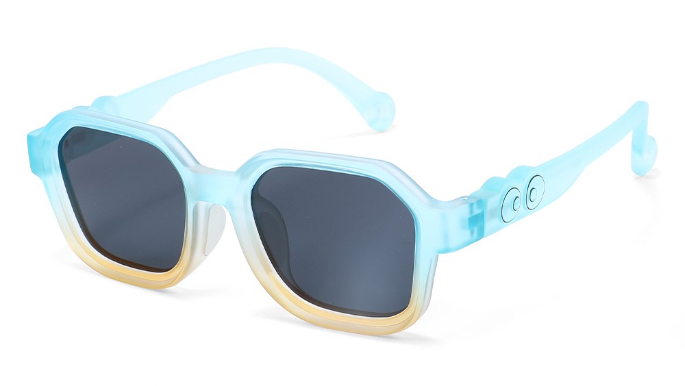 Oliver Light Blue RX Sunglasses For Youth - Kids Friendly Impact Resistant - Boys and Girls Prescription Eyeglasses
