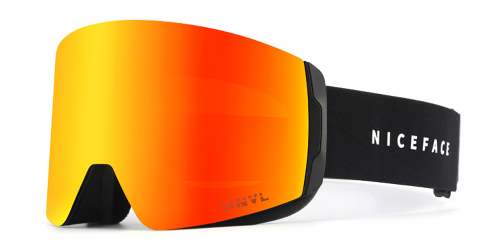 Kimberly Prescription Ski and Snowboard Goggles Gold - Dual Layer Anti Fog Lenses - Impact Resistance and UV Blocking Snow Glasses