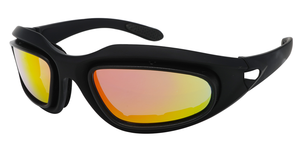 Amsterdam Prescription Safety Sports Glasses - ANSI Z87.1 Certified - Soft Seal Against Wind and Debris